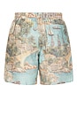 view 2 of 3 Sailing Map Swim Shorts in Multi
