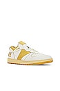 view 2 of 7 Rhecess Low Sneaker in White & Mustard