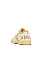 view 3 of 7 Rhecess Low Sneaker in White & Mustard