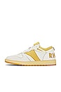 view 5 of 7 Rhecess Low Sneaker in White & Mustard