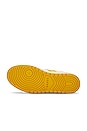 view 6 of 7 Rhecess Low Sneaker in White & Mustard