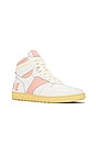 view 2 of 7 Rhecess Hi Sneaker in White & Dusty Pink