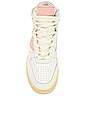 view 4 of 7 Rhecess Hi Sneaker in White & Dusty Pink