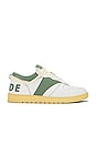 view 1 of 7 Rhecess Low Sneaker in White & Sage