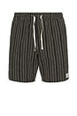 view 1 of 3 Jacquard Linen Jam Shorts in Black