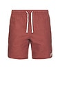 view 1 of 4 Classic Linen Jam Shorts in Merlot