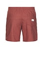 view 2 of 4 Classic Linen Jam Shorts in Merlot