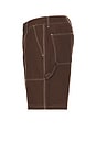 view 4 of 7 Carpenter Canvas Shorts in Chocolate