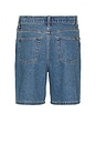 view 2 of 4 Turnback Denim Shorts in Dark Blue