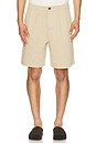 view 1 of 4 Double Pleat Twill Short in Sand