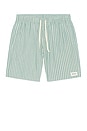 view 4 of 5 Seersucker Stripe Jam Short in Pine