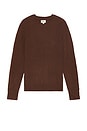 view 1 of 3 Classic Crew Knit Sweater in Chocolate