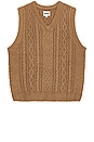 view 1 of 4 Mohair Knit Vest in Sand
