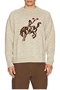 view 3 of 4 Western Plains Knit Sweater in Natural