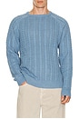 view 1 of 4 Doheny Pointelle Crew Knit Sweater in Slate