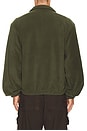 view 2 of 4 Floresta Quarter Snap Button Fleece Sweatshirt in Dark Green
