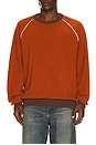 view 1 of 4 Pipe Polar Crewneck Pullover in Burnt Orange