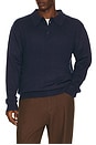 view 1 of 5 Foster Knit Polo in Navy