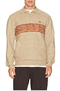 view 1 of 5 Floragraph Knitted Polo in Sand