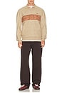 view 4 of 5 Floragraph Knitted Polo in Sand