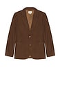 view 4 of 4 Palmer Blazer in Burnt Tobacco