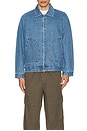 view 3 of 3 Denim Utility Jacket in Blue