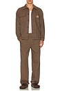 view 6 of 6 Hickory Stripe Work Pant in Cedar