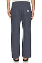 view 3 of 6 Hickory Stripe Work Pant in Navy
