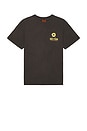 view 2 of 3 Record Vintage Short Sleeve T-Shirt in Vintage Black