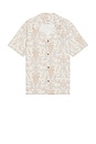 view 1 of 3 Jean Paisley Short Sleeve Shirt in Cream