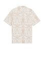 view 2 of 3 Jean Paisley Short Sleeve Shirt in Cream
