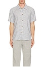 view 4 of 4 Vera Short Sleeve Shirt in Sky