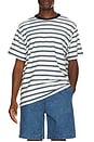 view 4 of 5 Everyday Stripe Tee in Vintage White