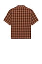 view 2 of 5 Relaxed Shadow Check Shirt in Rust