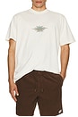 view 3 of 4 Flame Printed Vintage Tee in White