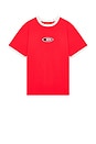 view 1 of 5 Sun Dome Ringer Vintage T-Shirt in Red