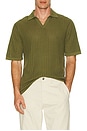view 3 of 4 Relaxed Knit Polo in Sage