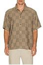 view 4 of 5 Tanner Check Shirt in Tobacco
