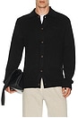 view 4 of 5 Mohair Button Up Knit Shirt in Black