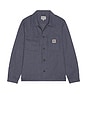 view 4 of 5 Hickory Stripe Work Shirt in Navy