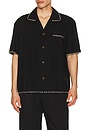 view 1 of 4 Relaxed Whip Stitch Shirt in Black