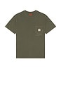 view 4 of 5 Vintage Pocket T-Shirt in Forest