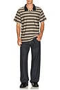 view 4 of 5 Vintage Stripe Havana Polo in Moonrock