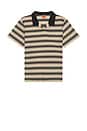 view 5 of 5 Vintage Stripe Havana Polo in Moonrock