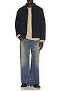 view 4 of 4 Vintage Terry Long Sleeve Henley in Incense