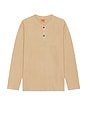 view 5 of 4 Vintage Terry Long Sleeve Henley in Incense