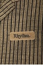 view 6 of 5 Texture Stripe Shirt in Natural