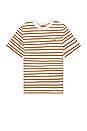view 1 of 4 Vintage Stripe T-Shirt in Natural