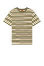 view 1 of 3 Vintage Stripe T-shirt in Olive