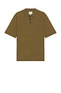 view 1 of 3 Essential Knit Short Sleeve Polo in Olive